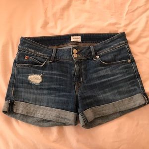 Hudson Jeans “Croxley” denim shorts